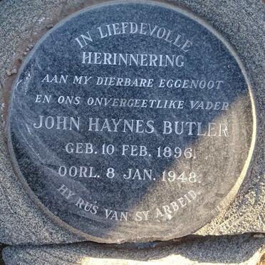 BUTLER John Haynes 1896-1948