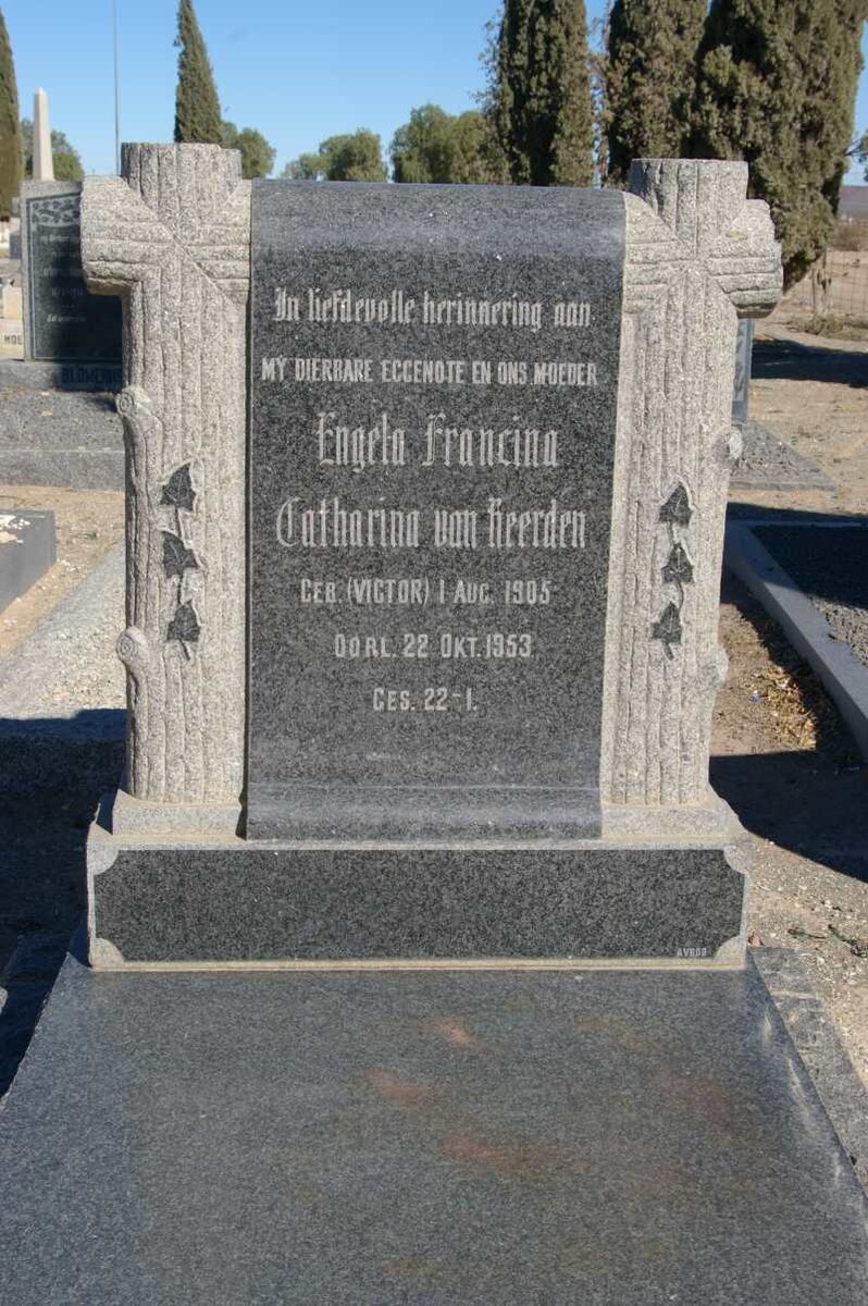HEERDEN Engela Francina Catharina nee VICTOR 1905-1953