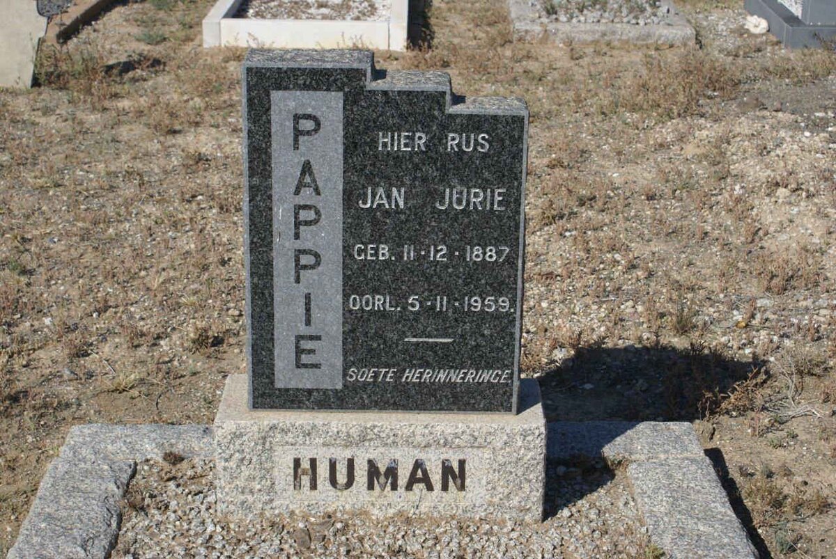 HUMAN Jan Jurie 1887-1959