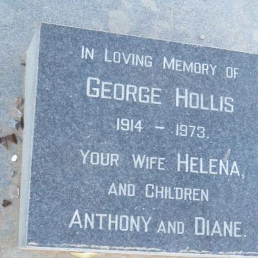 HOLLIS George 1914-1973 &amp; Helena Gertruida VAN DER MERWE 1927-2001