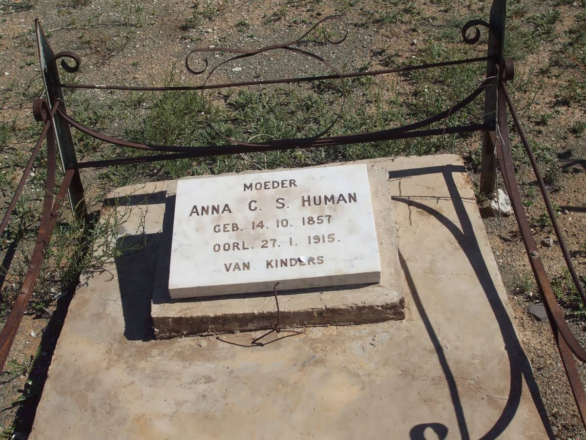 HUMAN Anna C.S. 1857-1915
