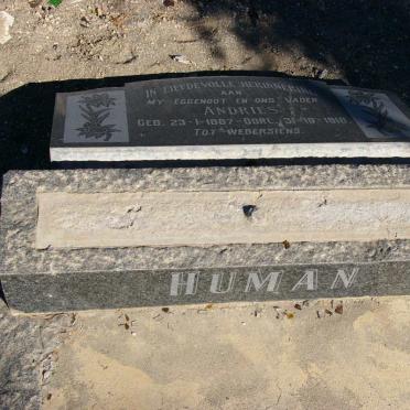 HUMAN Andries 1887-1918