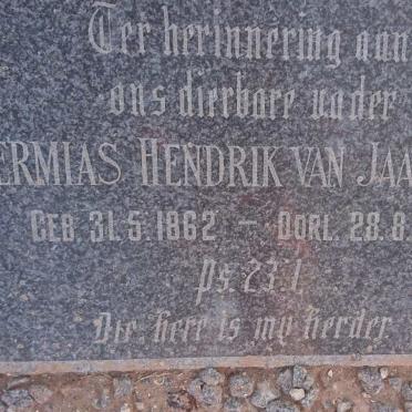 JAARSVELD Hermias Hendrik, van 1862-1952