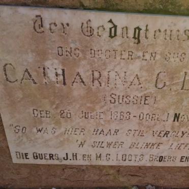 LOOTS Catharina G. 1883-1944