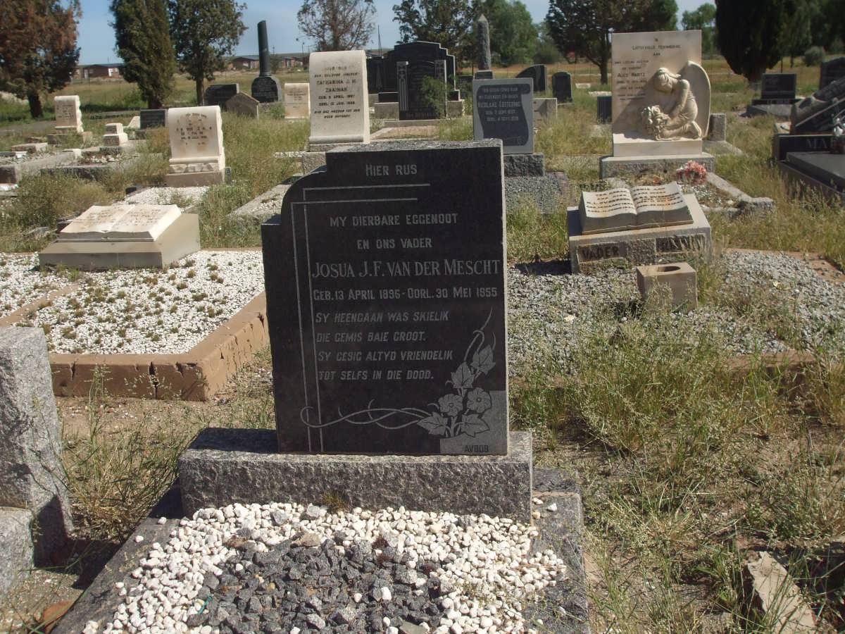 MESCHT Josua J.F., van der 1895-1955