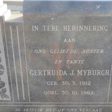 MYBURGH Gertruida J. 1912-1962