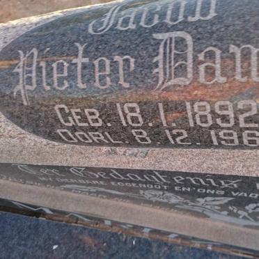 MARITZ Jacob Pieter Daniel 1892-1962 &amp; Alice 1901-1966 