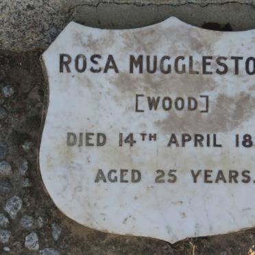 MUGGLESTONE Rose nee WOOD -1896