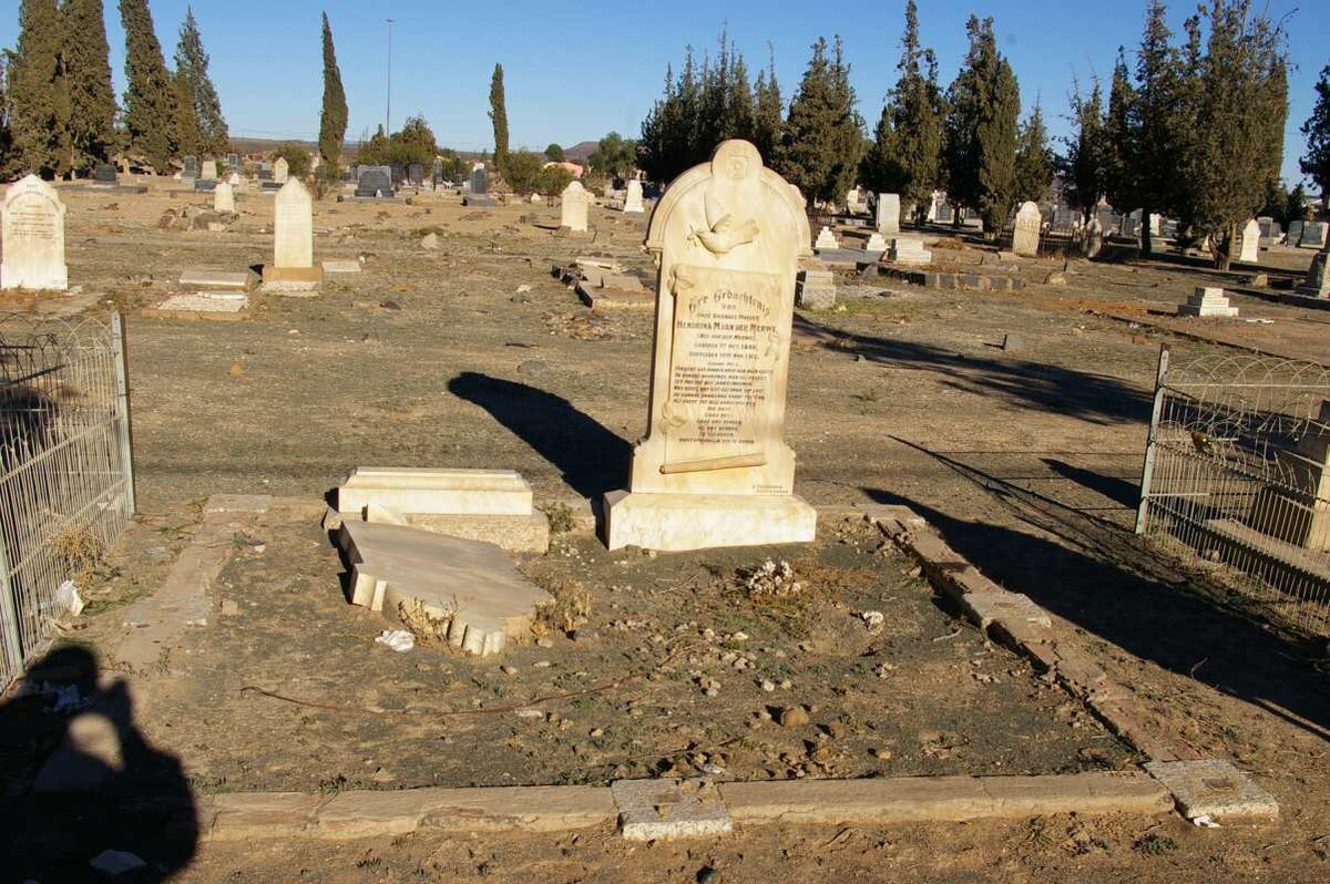 MERWE Hendrina M., van der nee VAN DER MERWE 1840-1912