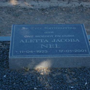 NEL Aletta Jacoba 1923-2001