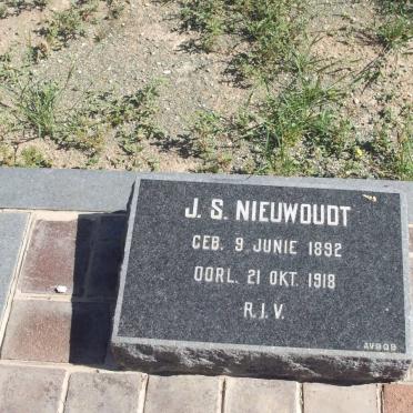 NIEUWOUDT J.S. 1892-1918