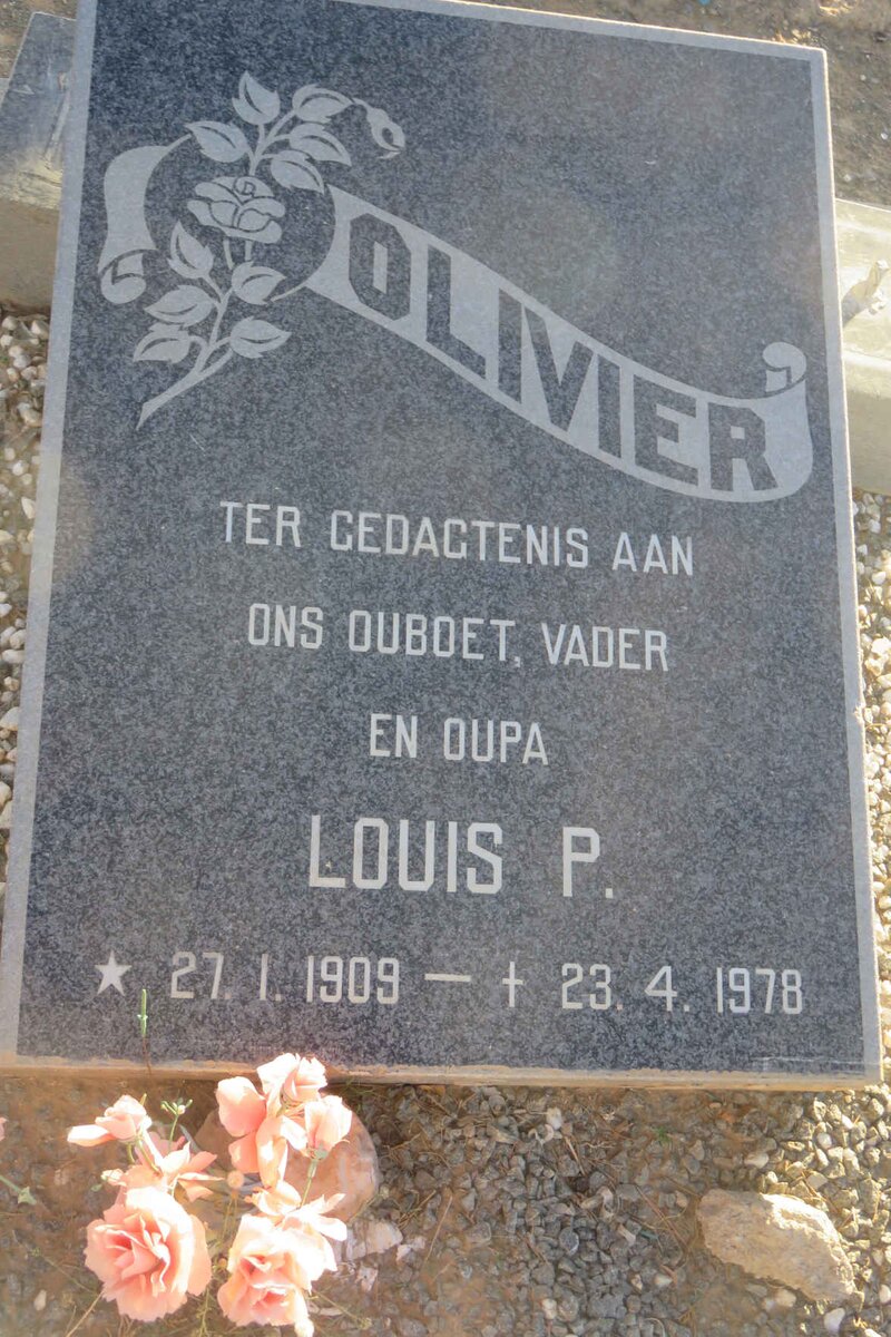 OLIVIER Louis P. 1909-1978