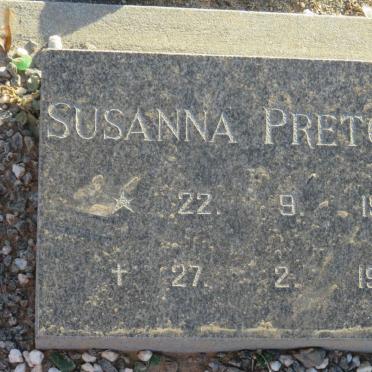 PRETORIUS Susanna 1910-1977