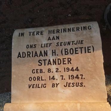 STANDER Adriaan H. 1944-1947