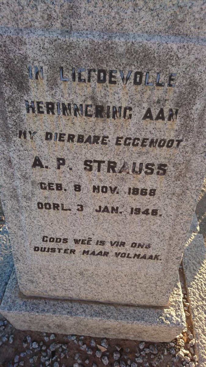 STRAUSS A.P. 1868-1946