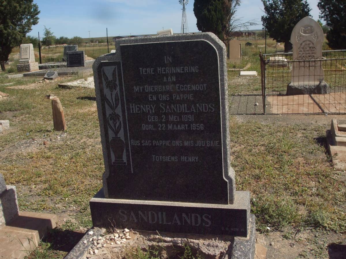 SANDILANDS Henry 1891-1956