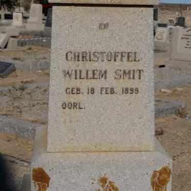 SMIT Christoffel Willem 1899- &amp; Johanna Adriana RUST 1900-1944