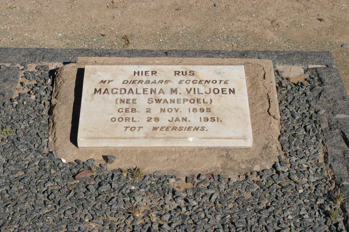 VILJOEN Magdalena M. nee SWANEPOEL 1895-1951