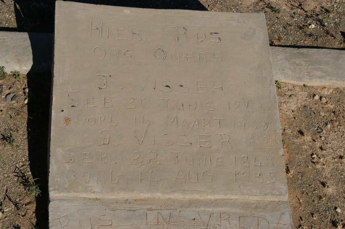 VISSER J. 1843-193? &amp; G.1848-1935