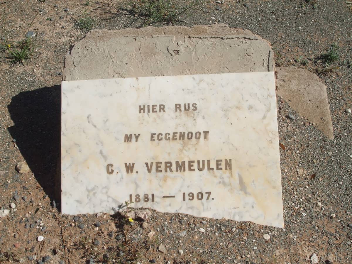 VERMEULEN G.W. 1881-1907