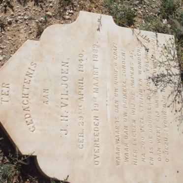 VILJOEN J.H. 1840-1889