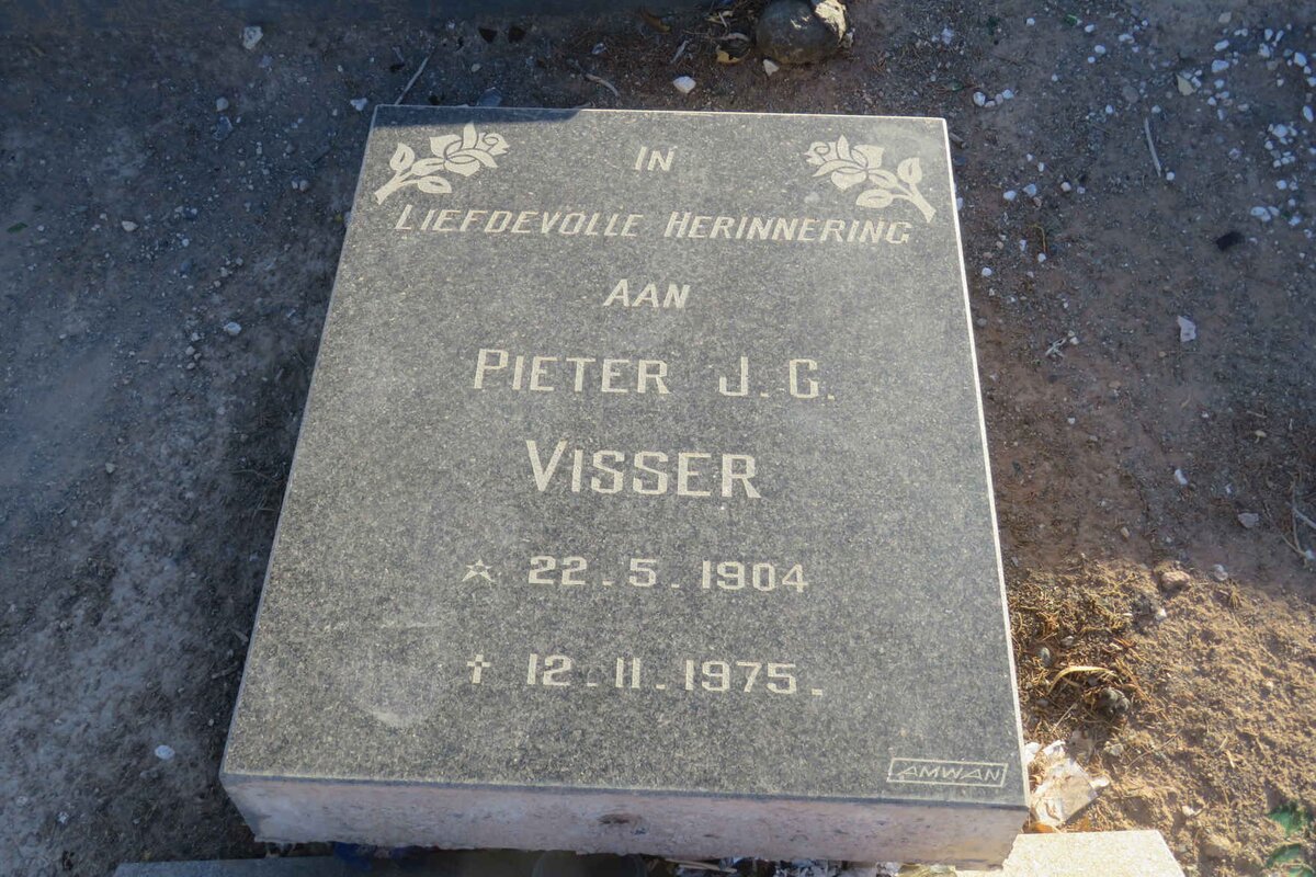 VISSER Pieter J.C. 1904-1975