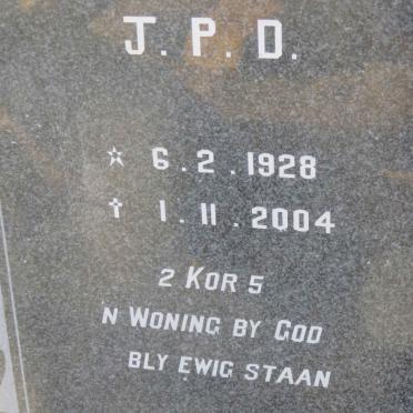 ? J.P.D. 1928-2004