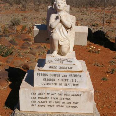 HEERDEN Petrus Burger, van 1913-1919