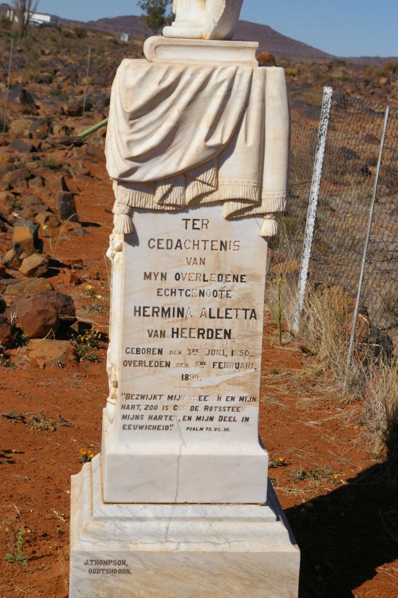 HEERDEN Hermina Alletta, van 1850-1894