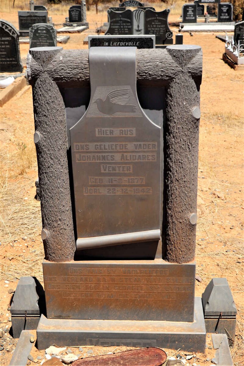 VENTER Johannes Alidares 1877-1942