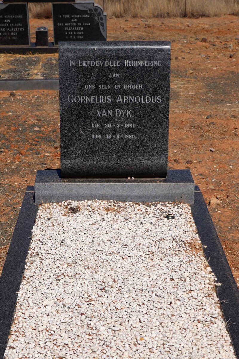 DYK Cornelius Arnoldus, van 1960-1980