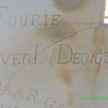 FOURIE Johanna Susanna Martina 1883-1933 