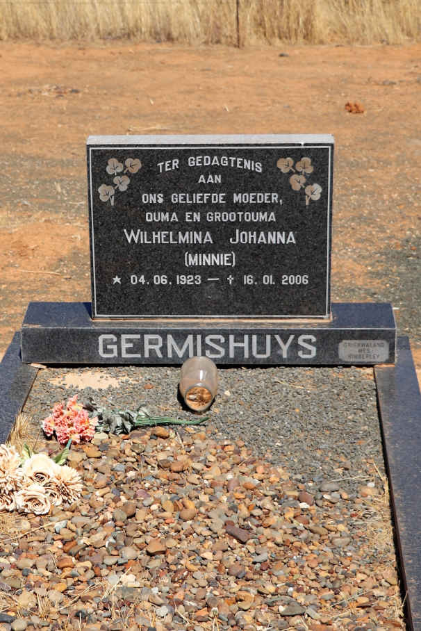 GERMISHUYS Wilhelmina Johanna 1923-2006