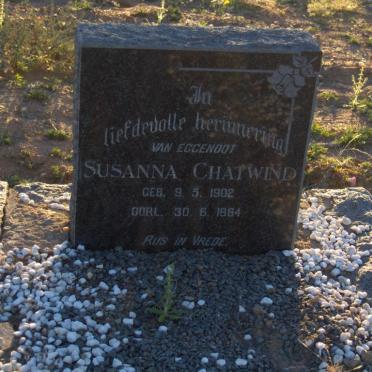 CHATWIND Susanna 1902-1964