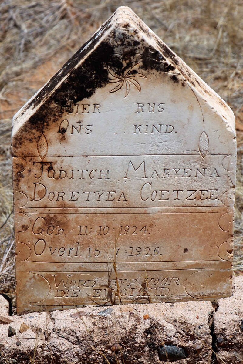 COETZEE Juditch Maryena Doretyea 1924-1926