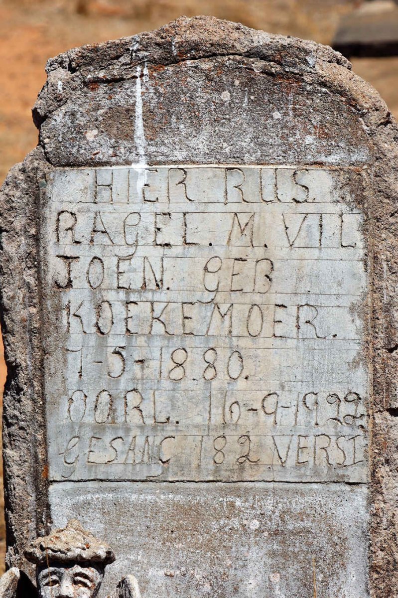 VILJOEN Ragel M. nee KOEKEMOER 1880-1922