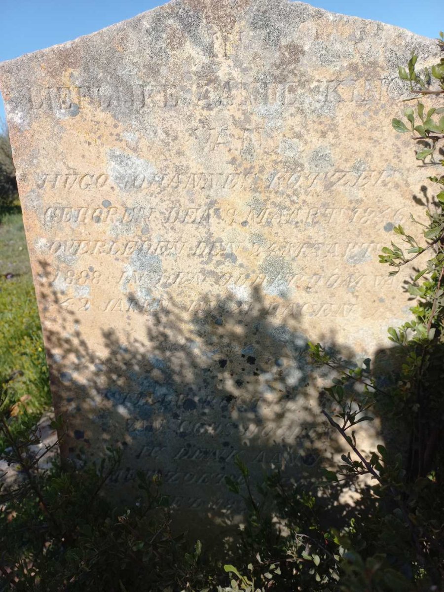 KOTZEE Hugo Johannes 1846-1888