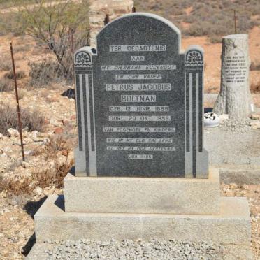 BOLTMAN Petrus Jacobus 1888-1938