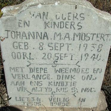MOSTERT Johanna M.A. 1938-1940