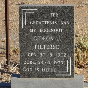 PIETERSE Gideon J. 1902-1975