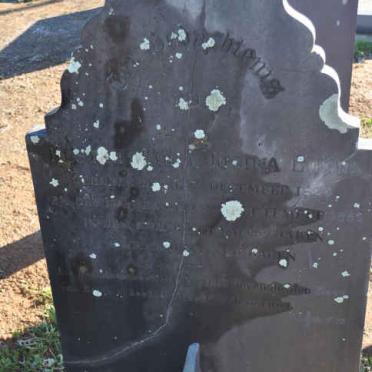 LOUW Hester Maria Josina nee LOUW 1824-1882