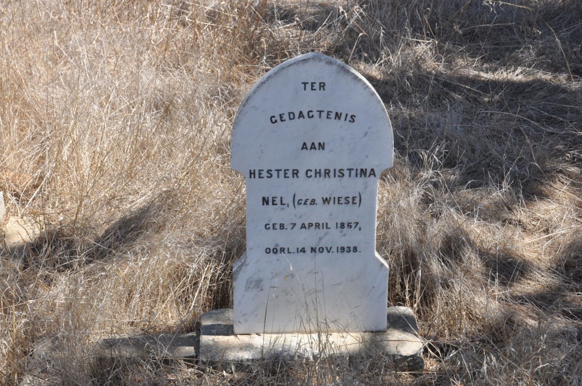 NEL Hester Christina nee WIESE 1867-1938