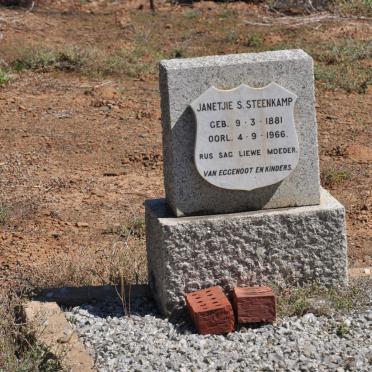 STEENKAMP Janetjie S. 1881-1966