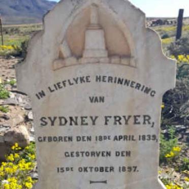 FRYER Sydney 1839-1897 &amp; Jacoba C. LOUW 1843-1927