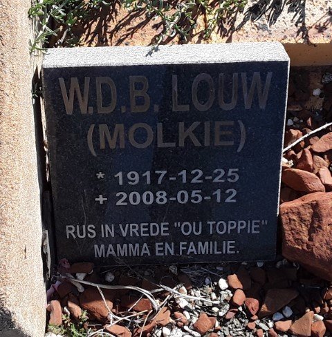 LOUW W.D.B. 1917-2008