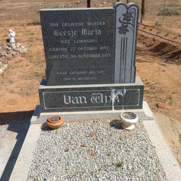 WYK Geesje Maria, van nee LOMBARD 1897-1973