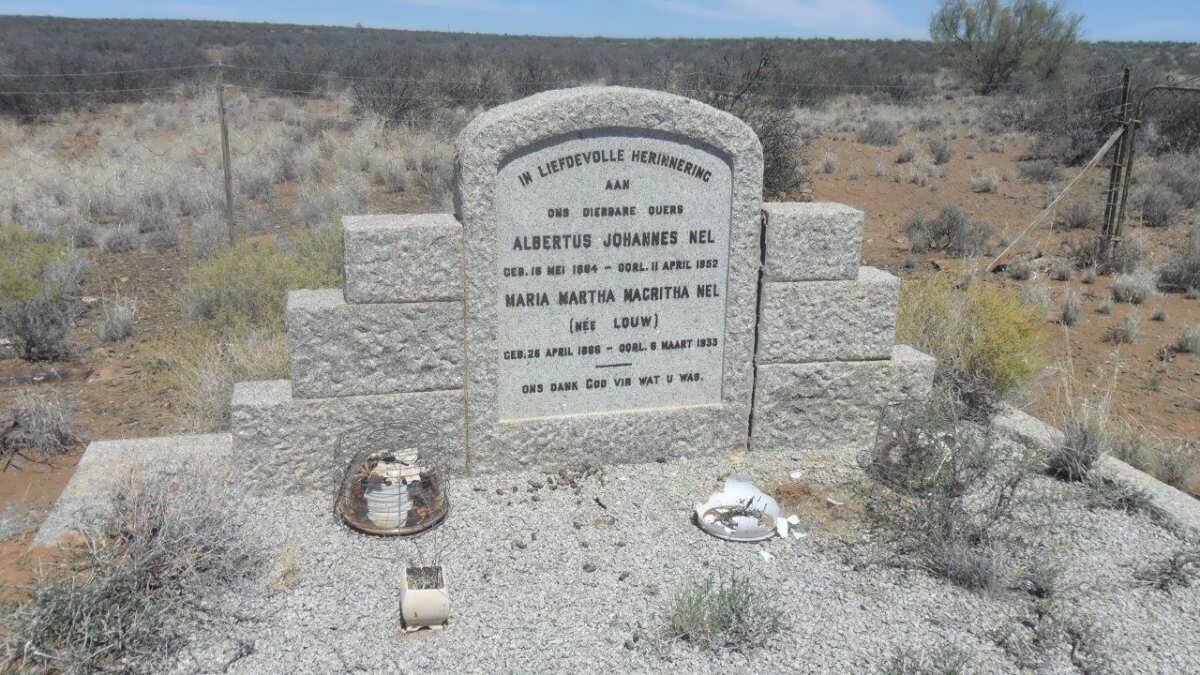 NEL Albertus Johannes 1884-1952 &amp; Maria Martha Magritha LOUW 1886-1933
