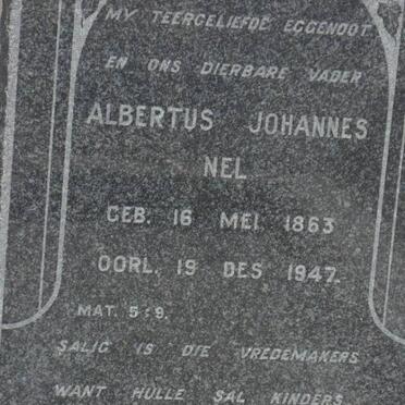 NEL Albertus Johannes 1863-1947