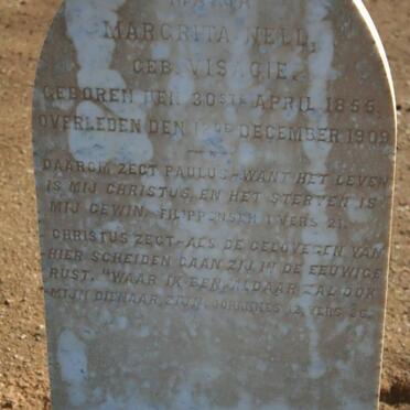 NELL Maria Margrita nee VISAGIE 1855-1909