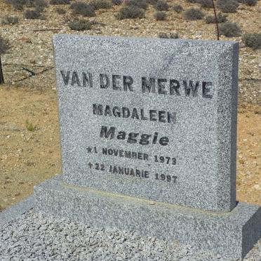 MERWE Magdeleen, van der 1973-1997